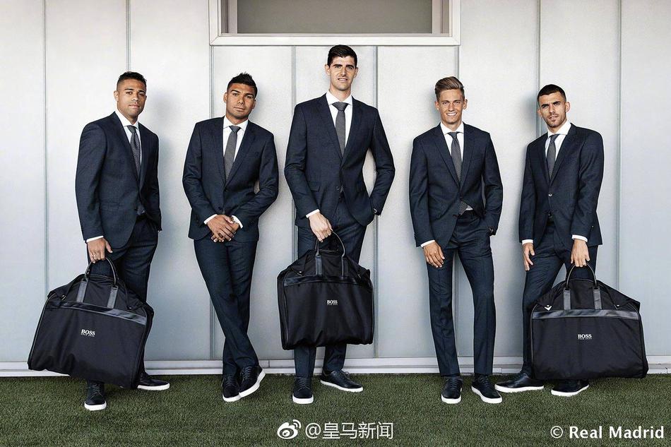 太帅了！皇马众星穿上帅气西装