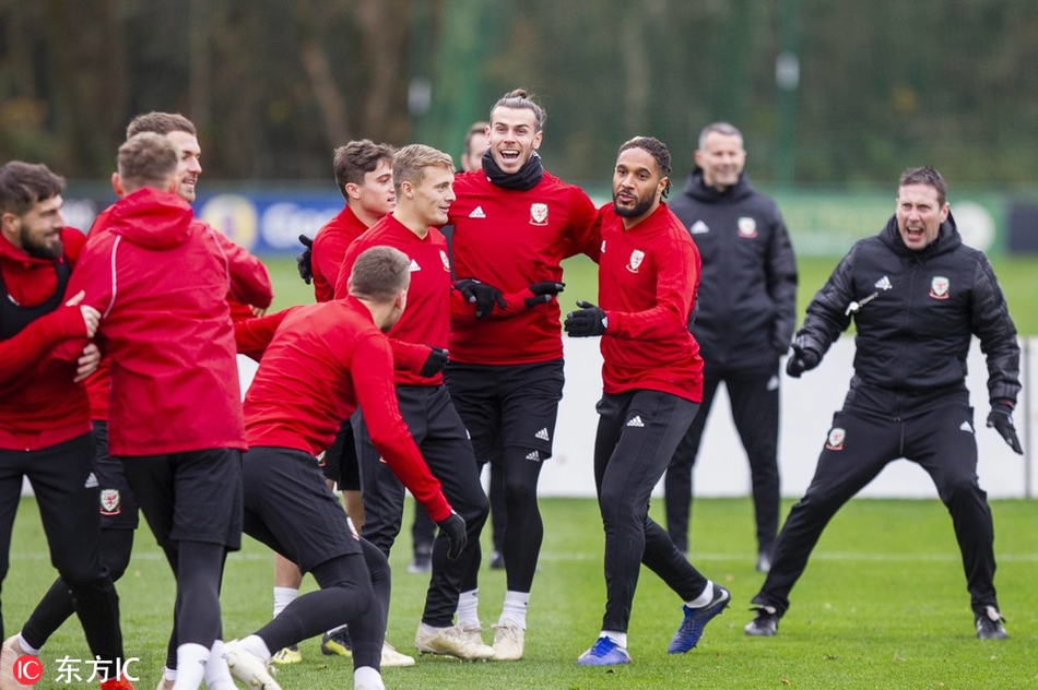 威尔士训练 贝尔吉格斯是焦点