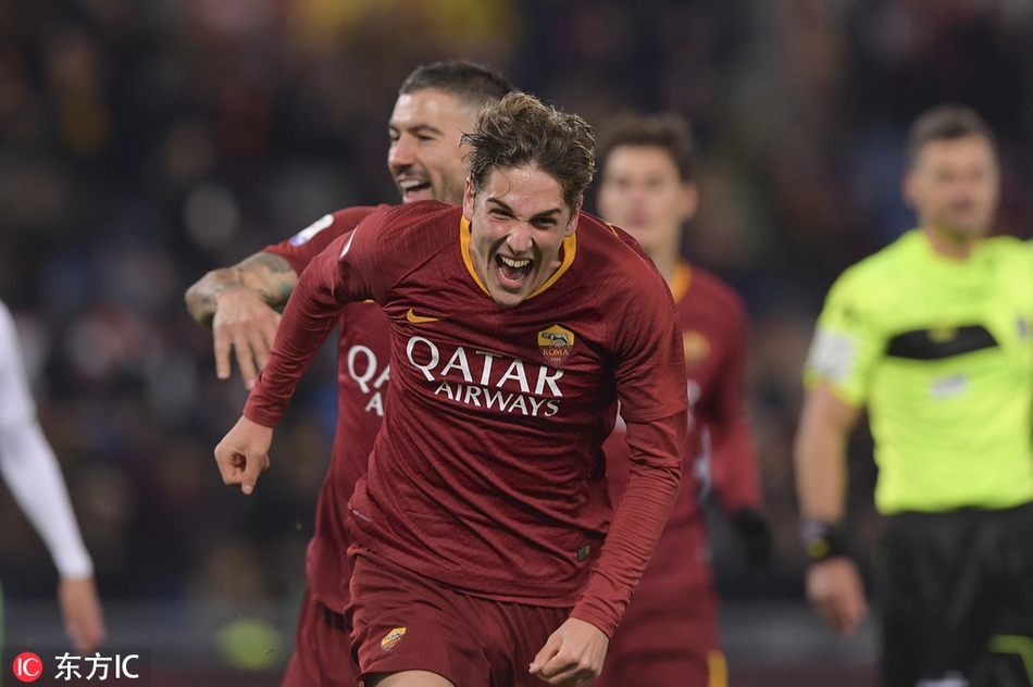 意甲妖星获处子球 头发飞起来