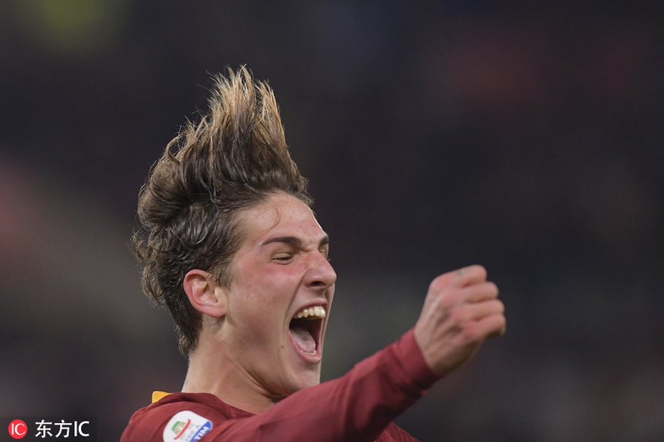 意甲妖星获处子球 头发飞起来