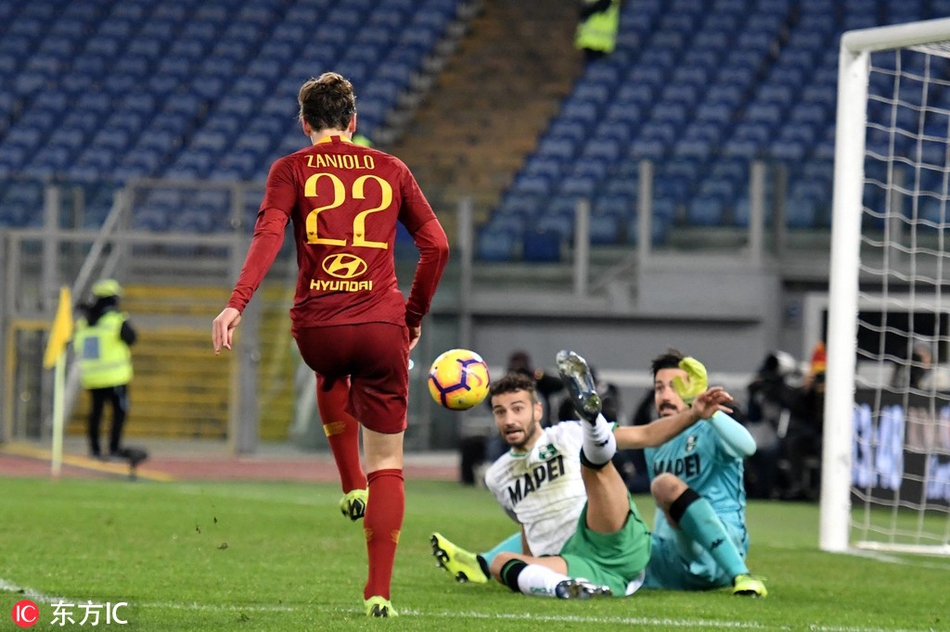 意甲妖星获处子球 头发飞起来