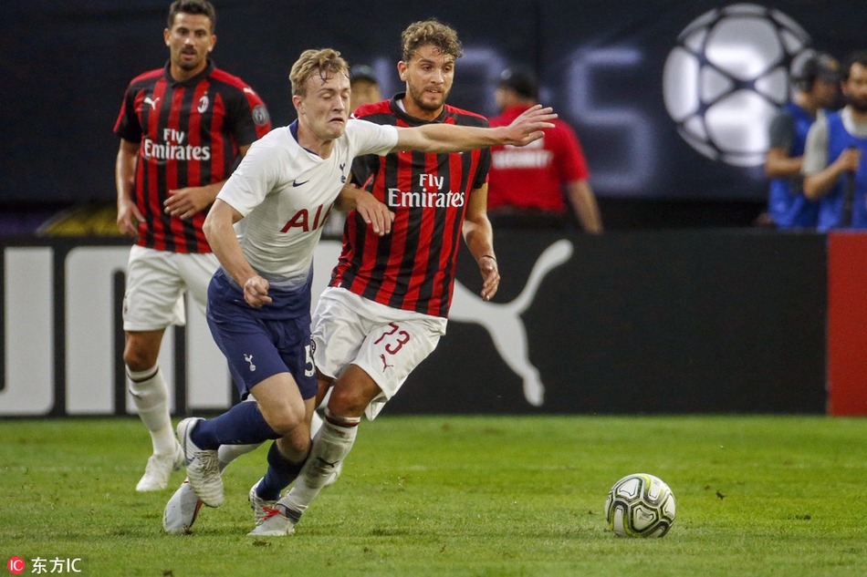 【国际冠军杯】AC米兰0-1热刺