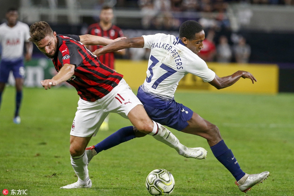 【国际冠军杯】AC米兰0-1热刺