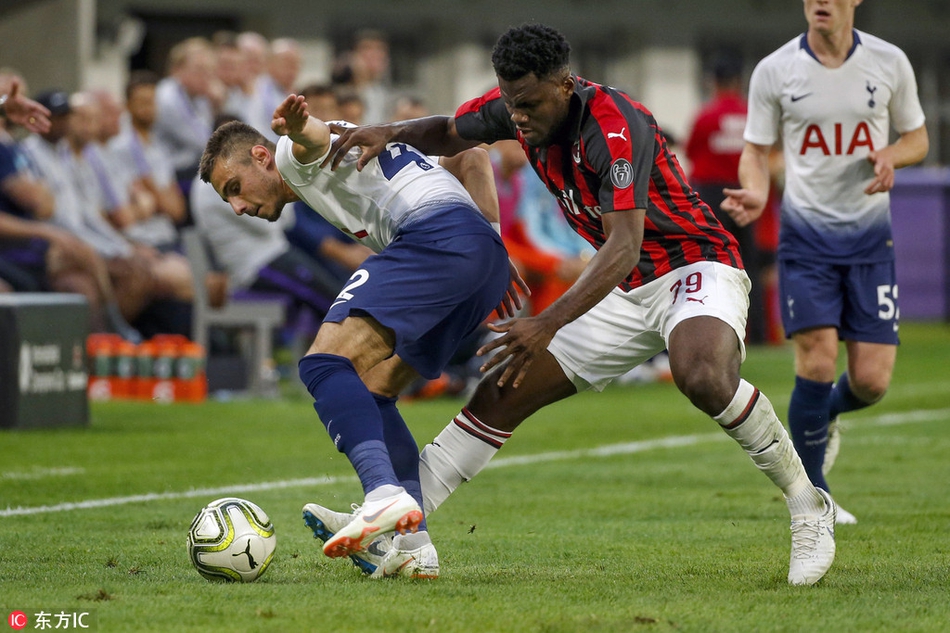 【国际冠军杯】AC米兰0-1热刺