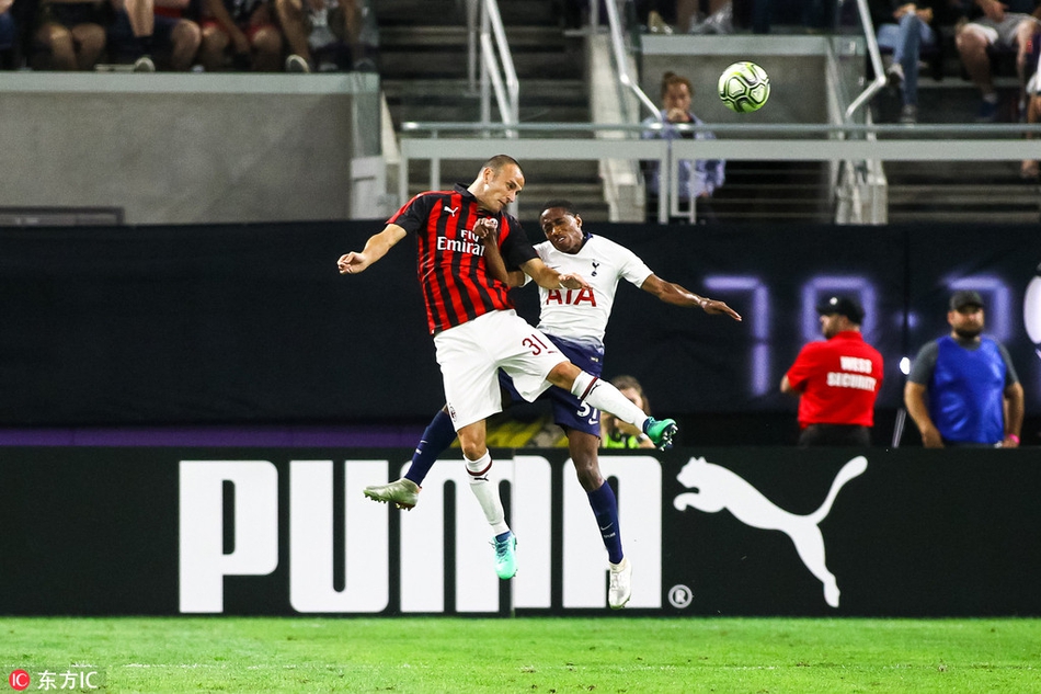 【国际冠军杯】AC米兰0-1热刺