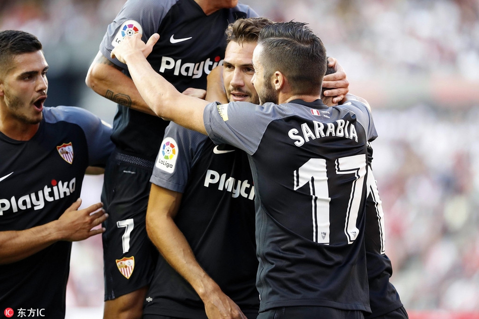 A席帽子戏法塞维利亚4-1