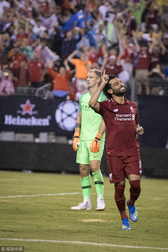 【国际冠军杯】曼城2-1利物浦