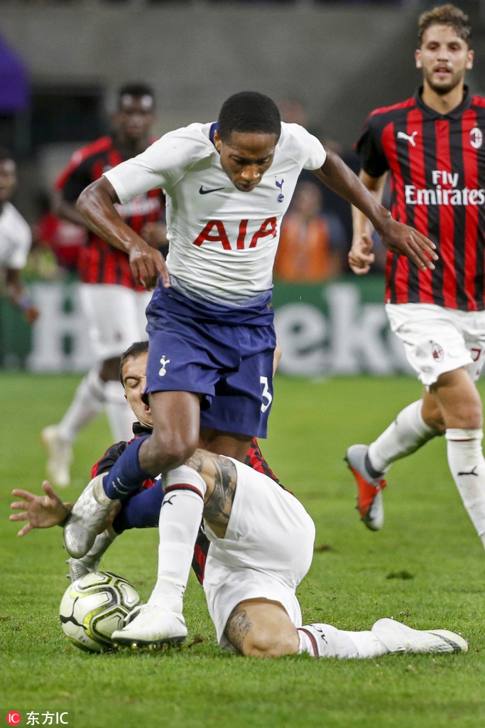 【国际冠军杯】AC米兰0-1热刺