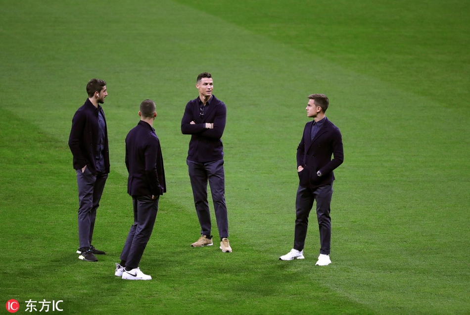 尤文欧冠踩场 C罗霸道总裁范