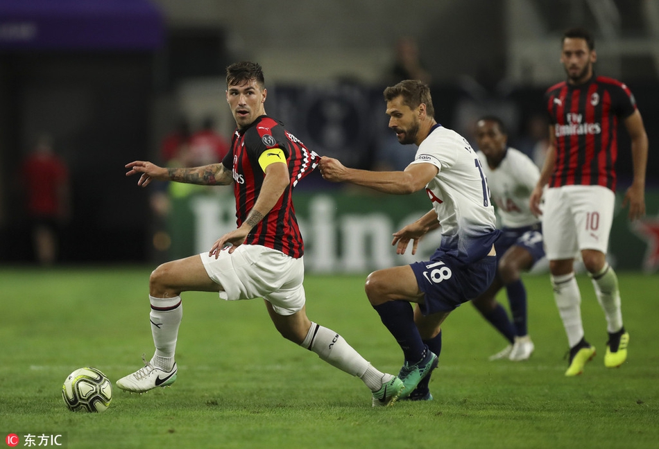 【国际冠军杯】AC米兰0-1热刺