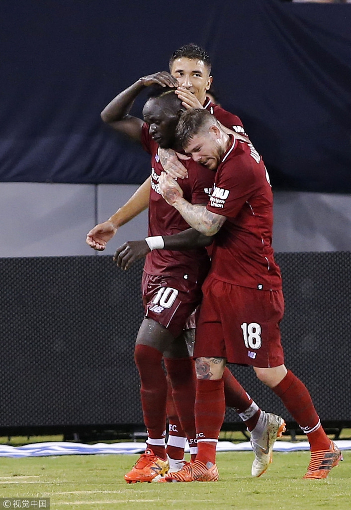 【国际冠军杯】曼城2-1利物浦