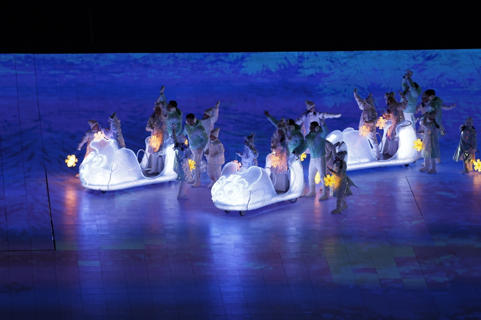 史家小学绽放北京2022年冬奥会开闭幕式