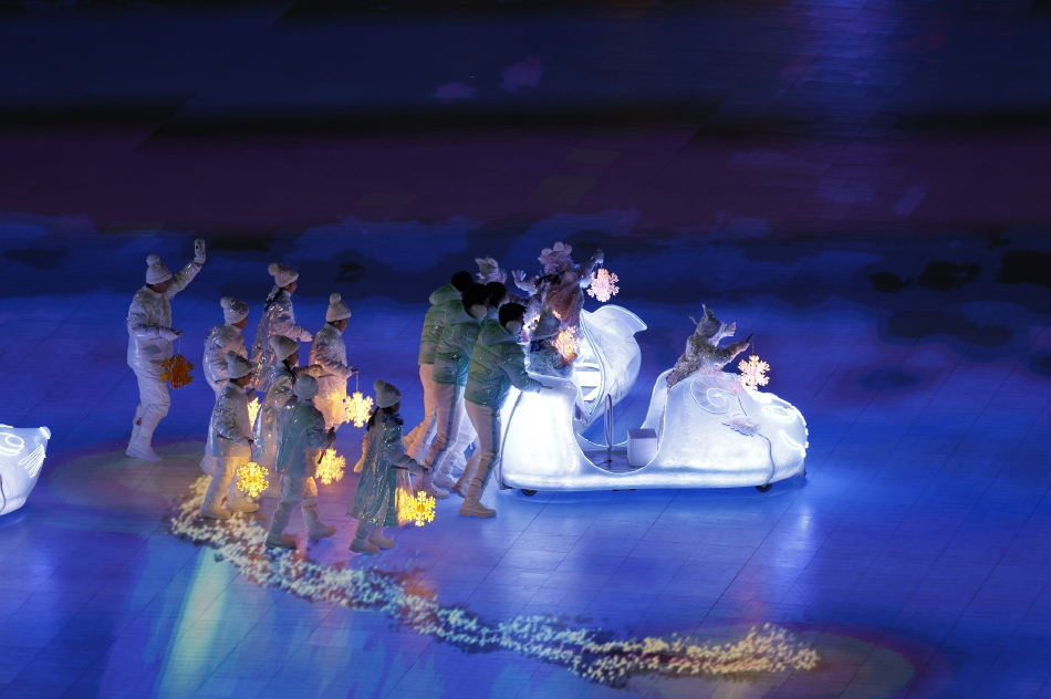 史家小学绽放北京2022年冬奥会开闭幕式