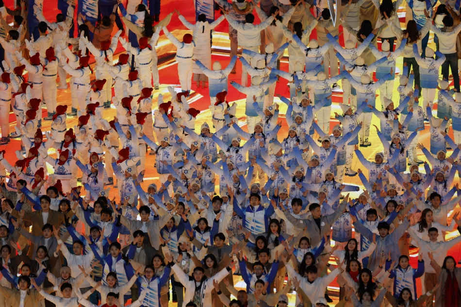 史家小学绽放北京2022年冬奥会开闭幕式