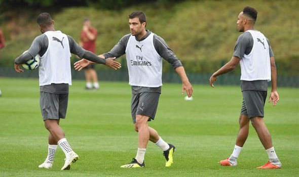 阿森纳训练备战