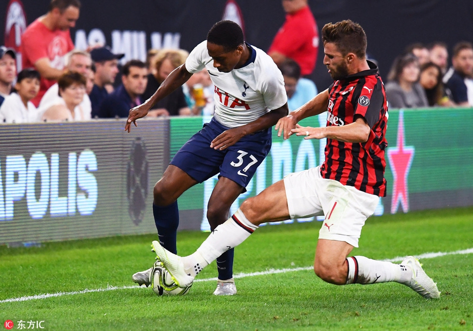 【国际冠军杯】AC米兰0-1热刺