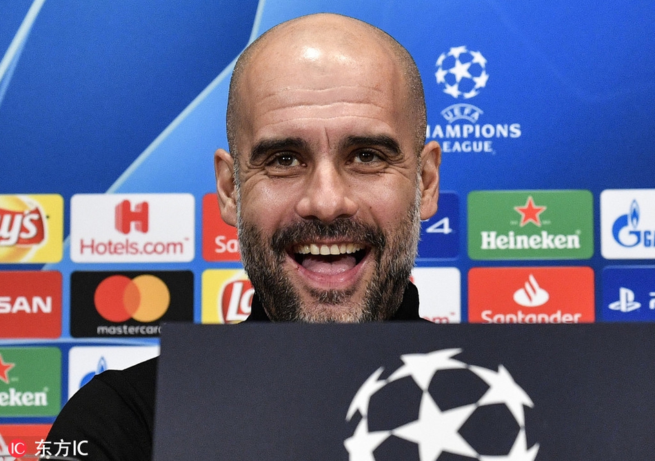 瓜迪奥拉变成行走的表情包