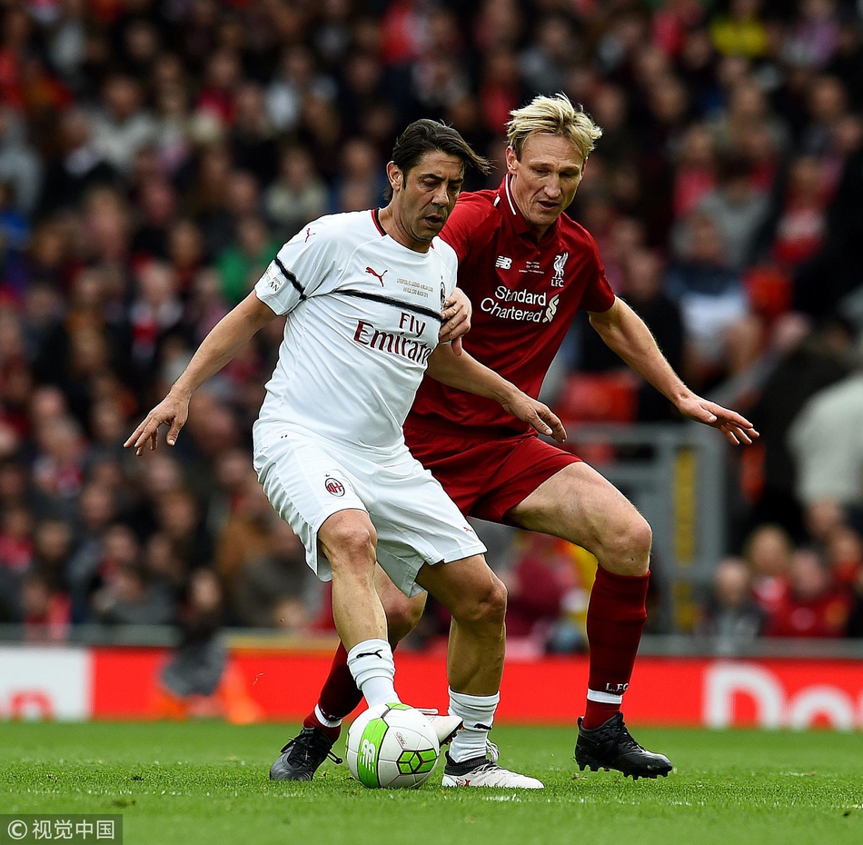 杰拉德绝杀 传奇赛利物浦3-2AC米兰