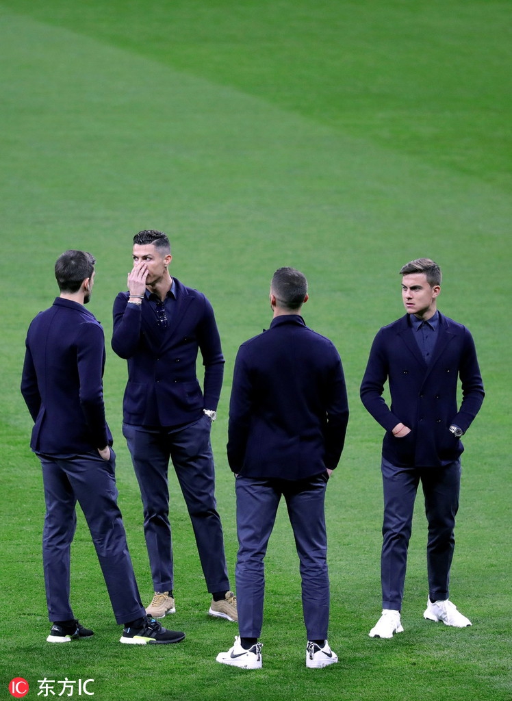 尤文欧冠踩场 C罗霸道总裁范