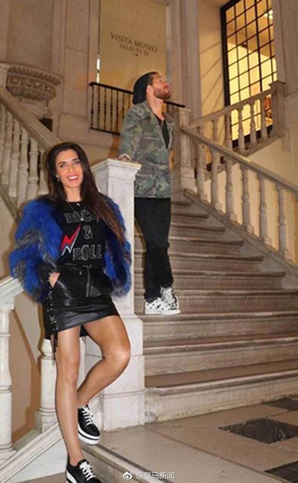 拉莫斯携未婚妻甜蜜撒狗粮