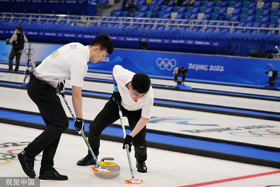 [冬奥男子冰壶]中国5-4险胜丹麦