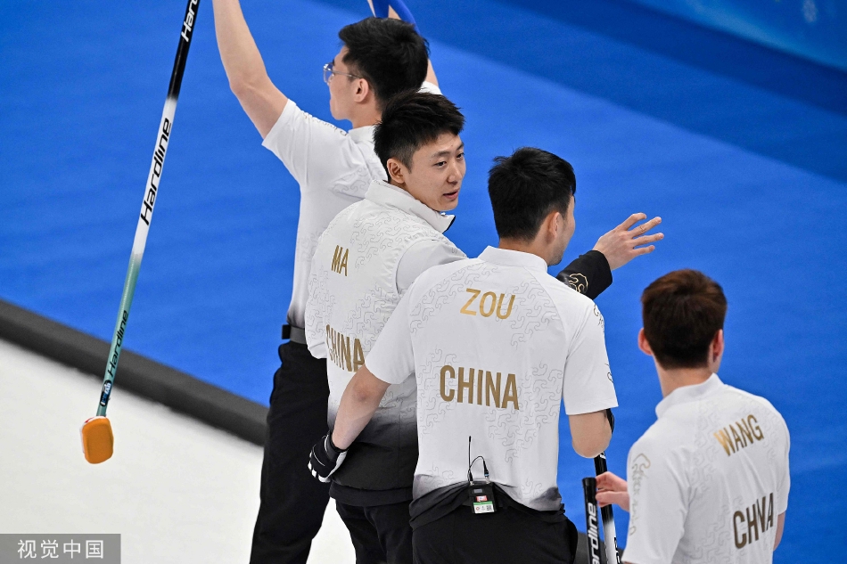 [冬奥男子冰壶]中国5-4险胜丹麦
