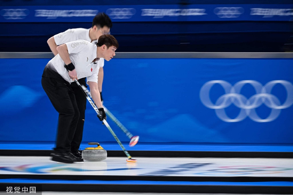 [冬奥男子冰壶]中国5-4险胜丹麦