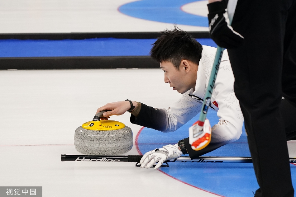 [冬奥男子冰壶]中国5-4险胜丹麦