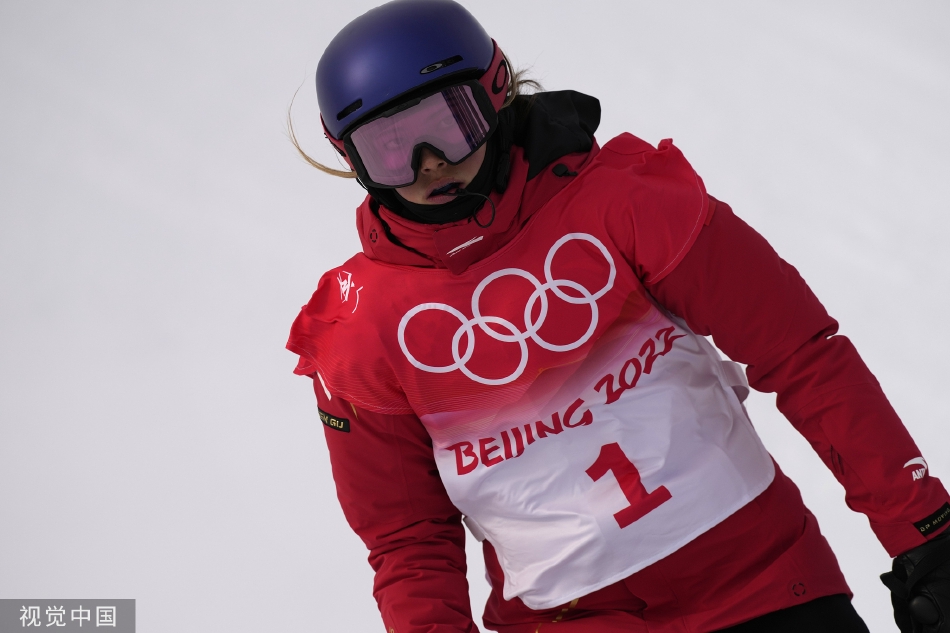 U型池资格赛：谷爱凌领衔中国3金花晋级决赛