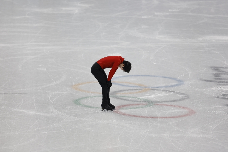 新浪直击花滑自由滑金博洋第九