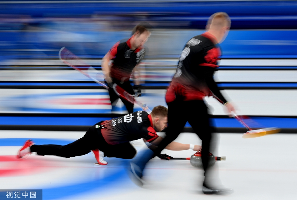 [冬奥男子冰壶]中国5-4险胜丹麦