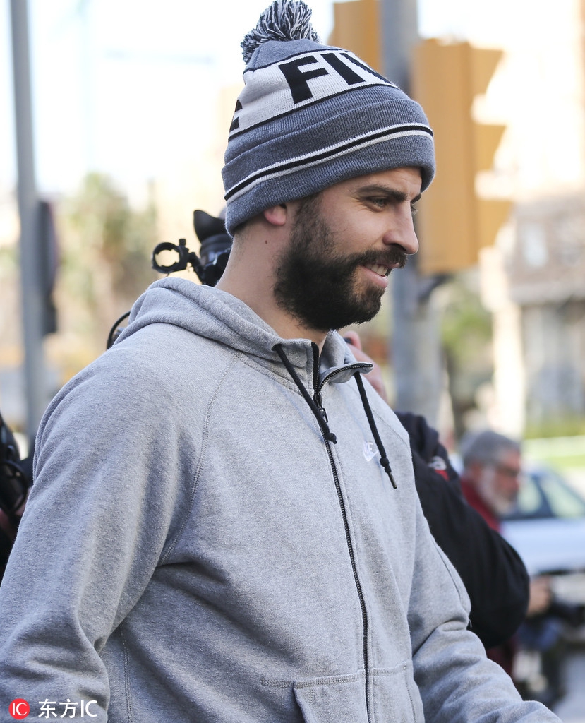 皮克现身法庭 遭罚款4.8万欧元