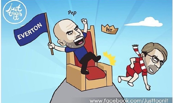 恶搞英超 瓜帅嘻哈玩弄利物浦