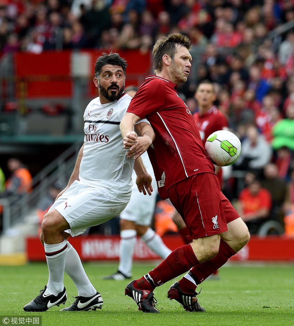 杰拉德绝杀 传奇赛利物浦3-2AC米兰