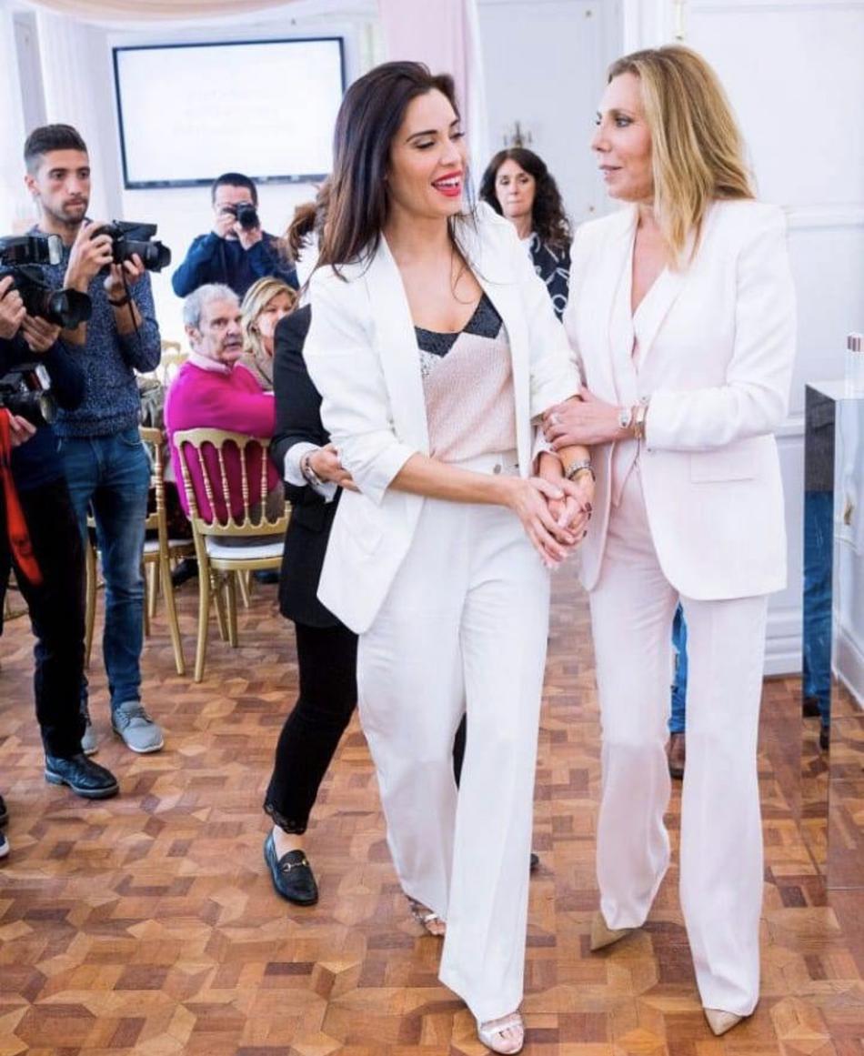 镇住了！拉莫斯未婚妻这气场