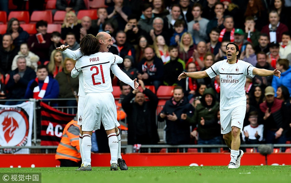 杰拉德绝杀 传奇赛利物浦3-2AC米兰