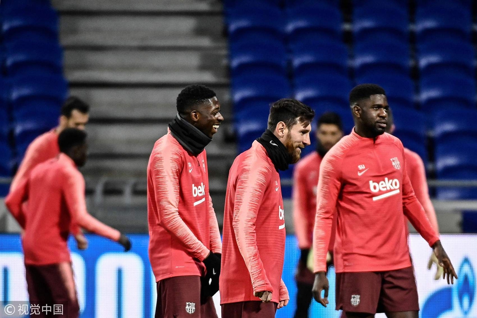 巴萨备战里昂 梅西是焦点