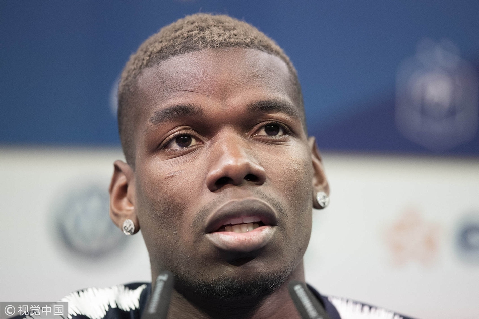 法国队发布会 博格巴贡献表情包