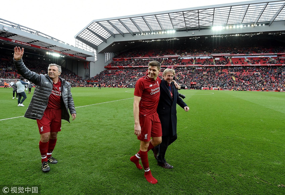 杰拉德绝杀 传奇赛利物浦3-2AC米兰