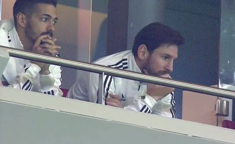 阿根廷惨败西班牙 梅西也无奈