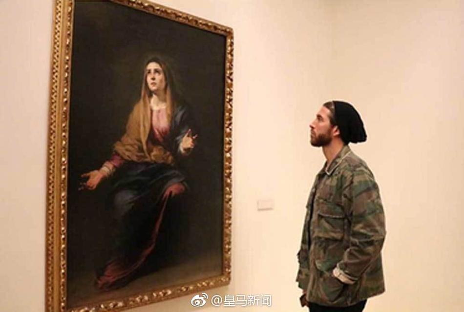 拉莫斯携未婚妻甜蜜撒狗粮