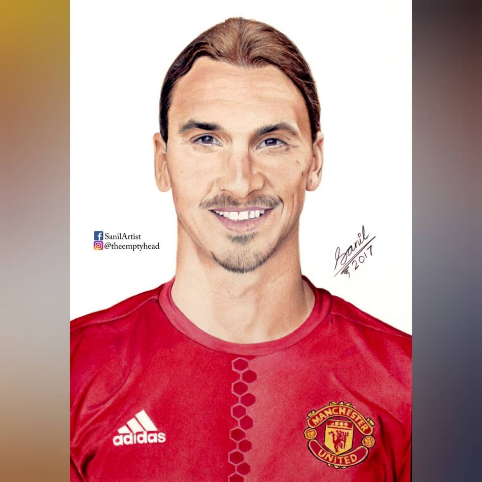 曼联时期的伊布