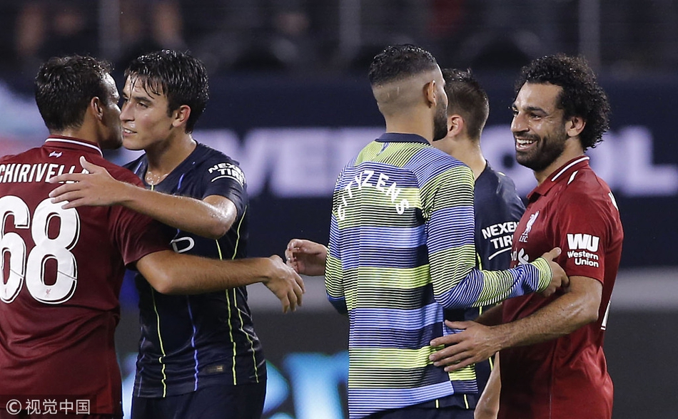 【国际冠军杯】曼城2-1利物浦