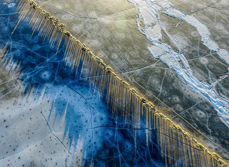 2017 阳光照耀下的普莫雍错湖