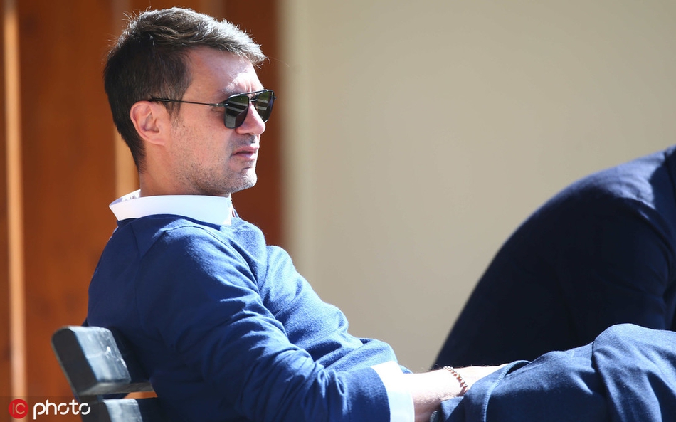 AC米兰训练 马尔蒂尼霸气现身