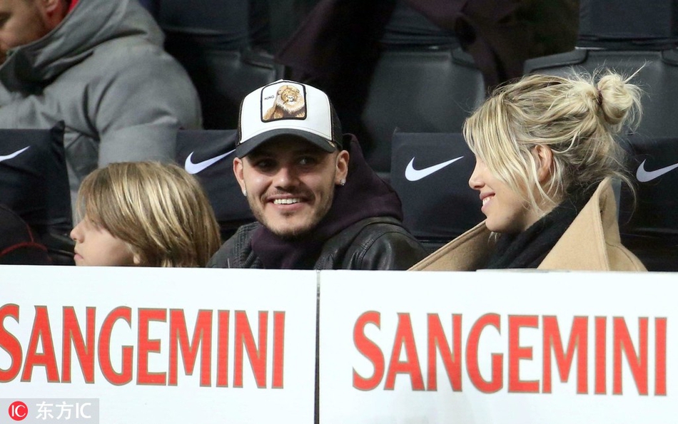 伊卡尔迪夫妇风波中观战国米