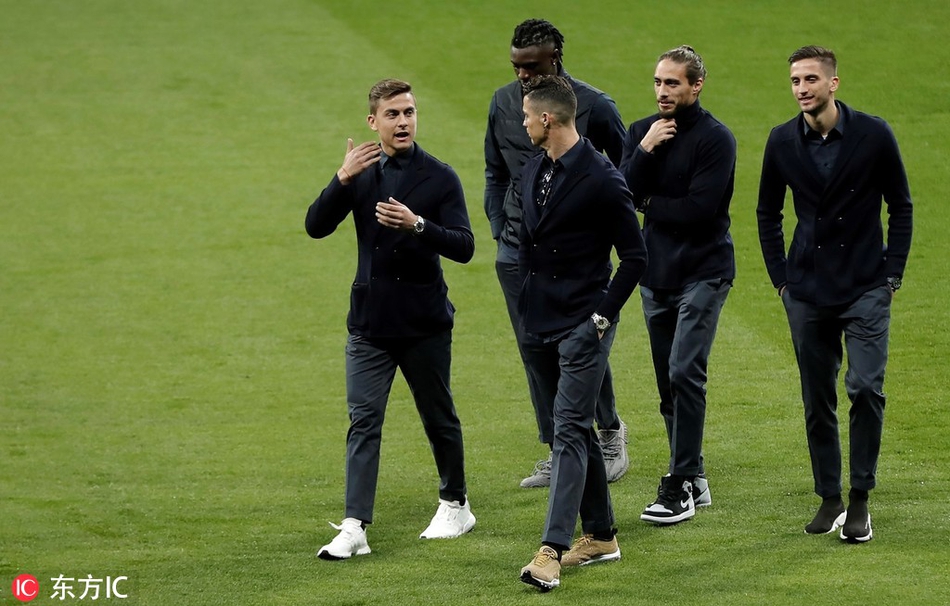 尤文欧冠踩场 C罗霸道总裁范