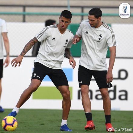C罗领军尤文备战超级杯战米兰