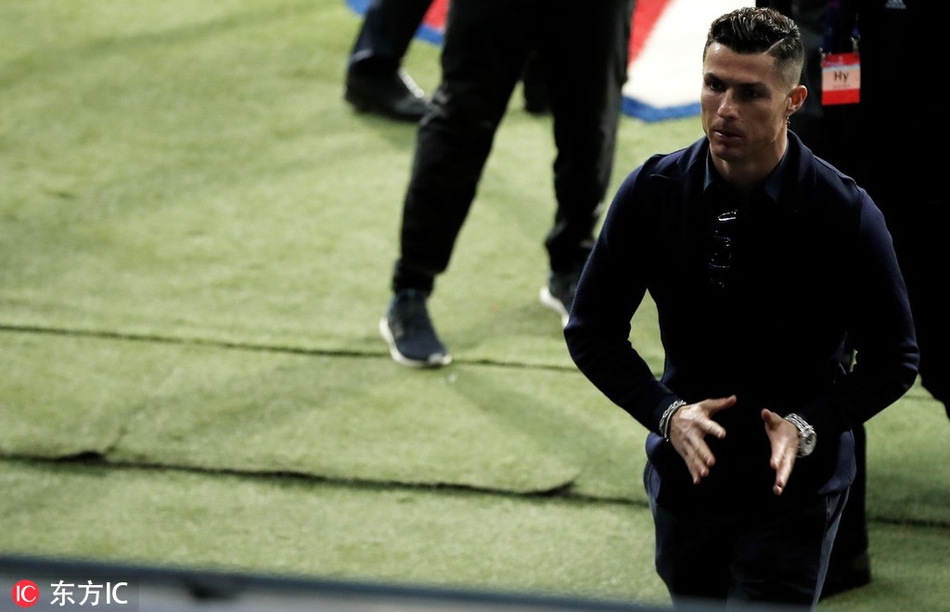 尤文欧冠踩场 C罗霸道总裁范