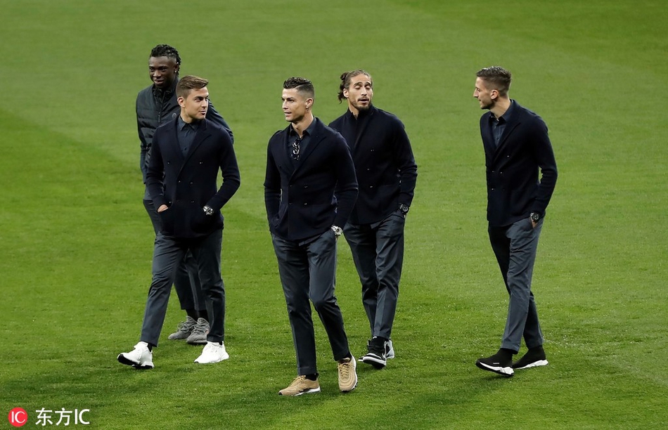 尤文欧冠踩场 C罗霸道总裁范